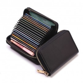Zipper Around Coin Purse, Simple Credit Card Holder With Multi Card Slots, Versatile Wallet